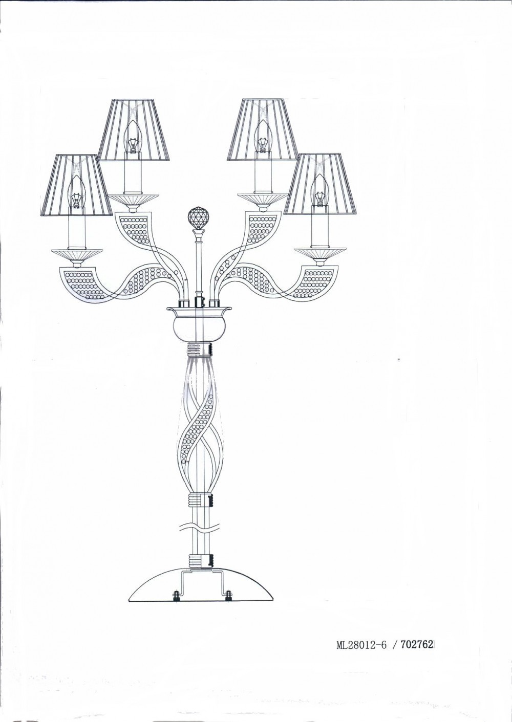 Lightstar (ML200001-6) Торшер ALVEARE 6х40W E14 ЗОЛОТО (в комплекте) Lightstar (ML200001-6) Торшер ALVEARE 6х40W E14 ЗОЛОТО (в комплекте)